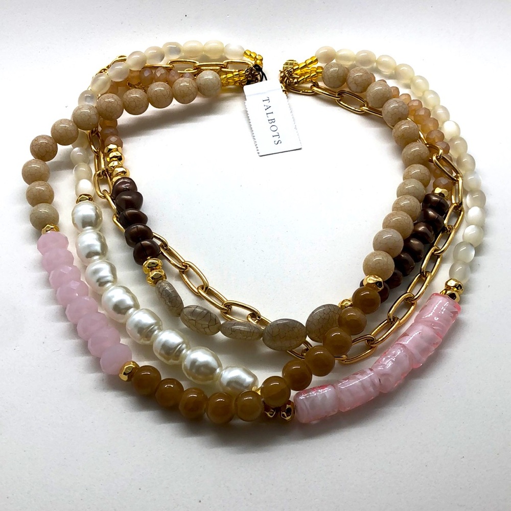 Talbots Multi Strand Necklace